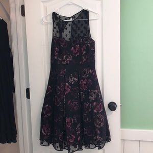 Lace flower dress